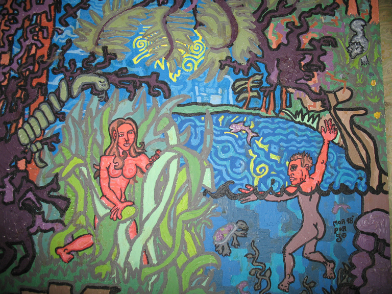 in the garden